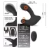 Rebel RC - plug anal vibrant gonflable sans fil rechargeable - noir