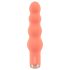 You2Toys - mini plug anal perlé vibrant - silicone pêche