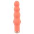 You2Toys - mini plug anal perlé vibrant - silicone pêche