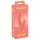 You2Toys - mini vibromasseur rabbit rechargeable - silicone pêche