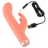 You2Toys - mini vibromasseur rabbit rechargeable - silicone pêche