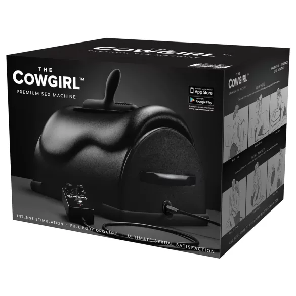 The Cowgirl - Machine à sexe de rodéo premium - noir