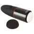 WYNE 02 - masturbateur vibrant et suceur rechargeable - noir et blanc