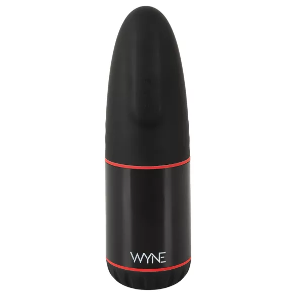 WYNE 02 - masturbateur vibrant et suceur rechargeable - noir et blanc