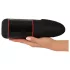 WYNE 02 - masturbateur vibrant et suceur rechargeable - noir et blanc
