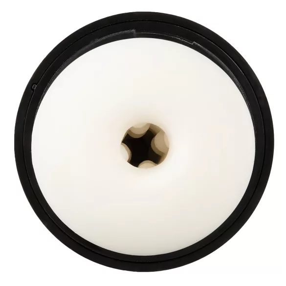 WYNE 02 - masturbateur vibrant et suceur rechargeable - noir et blanc