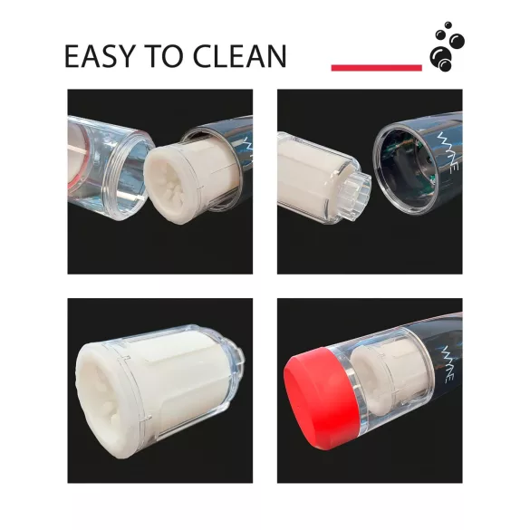 WYNE 05 - masturbateur rotatif rechargeable - noir et blanc