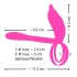 Couples Choice - anneau pénien vibrant rechargeable - violet