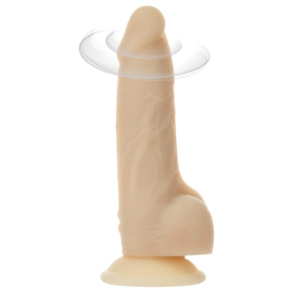 Naked Addiction Rotating 7 - vibromasseur rotatif (18cm) - naturel