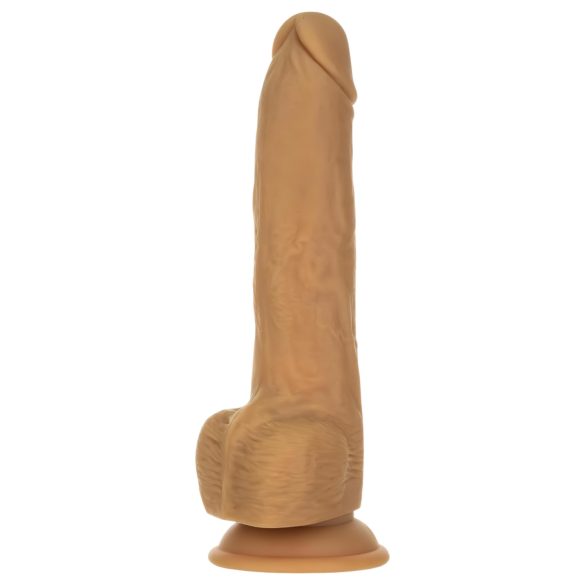 Naked Addiction - gode vibrant à mouvements va-et-vient - 23cm - noir