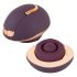 Belou - stimulateur clitoridien vibrant rechargeable rotatif - silicone violet