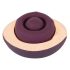 Belou - stimulateur clitoridien vibrant rechargeable rotatif - silicone violet