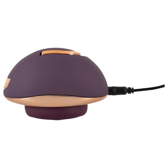 Belou - stimulateur clitoridien vibrant rechargeable rotatif - silicone violet