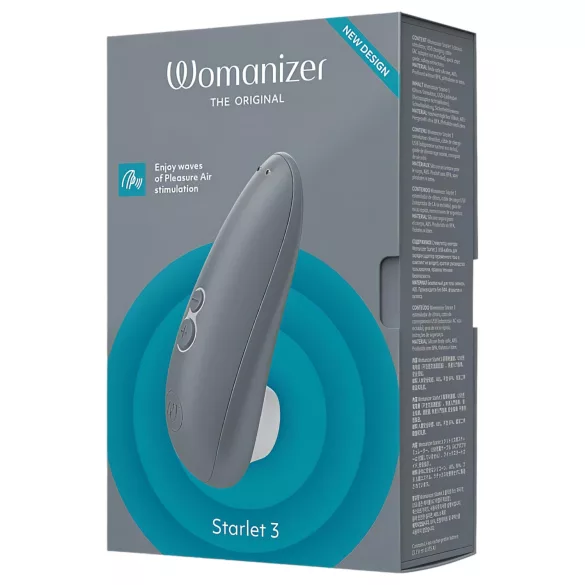 Womanizer Starlet 3 - stimulateur clitoridien à ondes d'air - gris