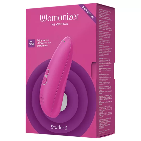 Womanizer Starlet 3 - stimulateur clitoridien à ondes d’air - rose