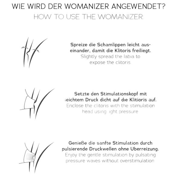 Womanizer Premium 2 - stimulateur de clitoris à ondes (rose)