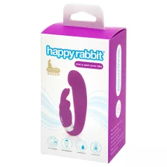   Happyrabbit - Vibromasseur point G mini avec stimulateur clitoridien
