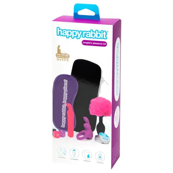 Happyrabbit Couples - coffret sextoy couple - 7 pièces - rechargeable