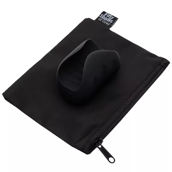 Fifty Shades of Grey - stimulateur gland vibrant - silicone noir