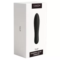 Svakom Tulip - mini vibromasseur rechargeable - noir