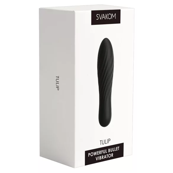 Svakom Tulip - mini vibromasseur rechargeable - noir