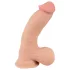Nature Skin - gode réaliste avec peau - 20 cm - couleur chair