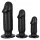 Anos - Kit d’entraînement anal - set de 3 plugs - silicone noir