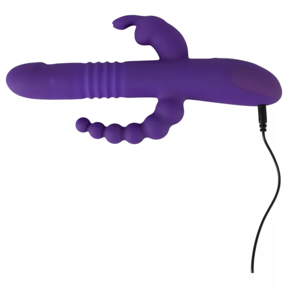 SMILE Triple - vibromasseur triple action rotatif et va-et-vient rechargeable