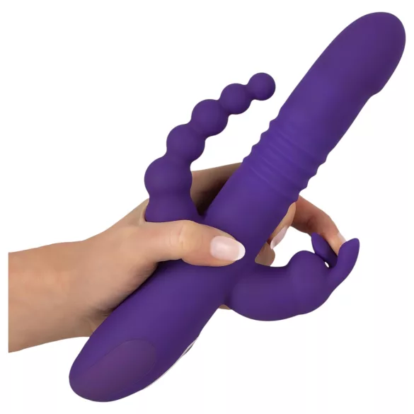 SMILE Triple - vibromasseur triple action rotatif et va-et-vient rechargeable
