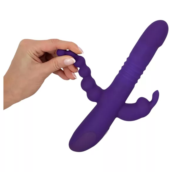 SMILE Triple - vibromasseur triple action rotatif et va-et-vient rechargeable