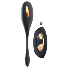   XOUXOU - œuf vibrant télécommandé - stimulation électrique - noir