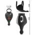 Rebel - anneau pénien et stimulateur testicules vibrant rechargeable - noir