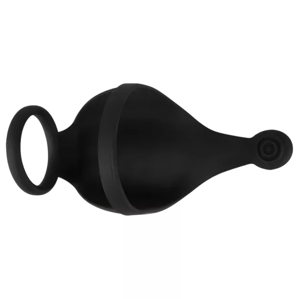 Rebel - anneau pénien et stimulateur testicules vibrant rechargeable - noir