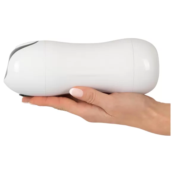 STROKER - masturbateur rechargeable à aspiration et vibration (blanc)