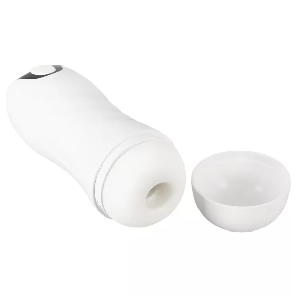 STROKER - masturbateur rechargeable à aspiration et vibration (blanc)
