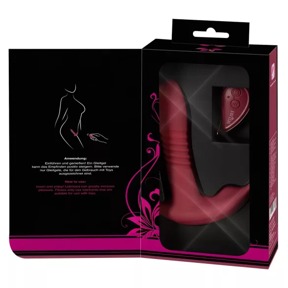 Javida RC - vibromasseur clitoridien télécommandé 3 modes - rouge