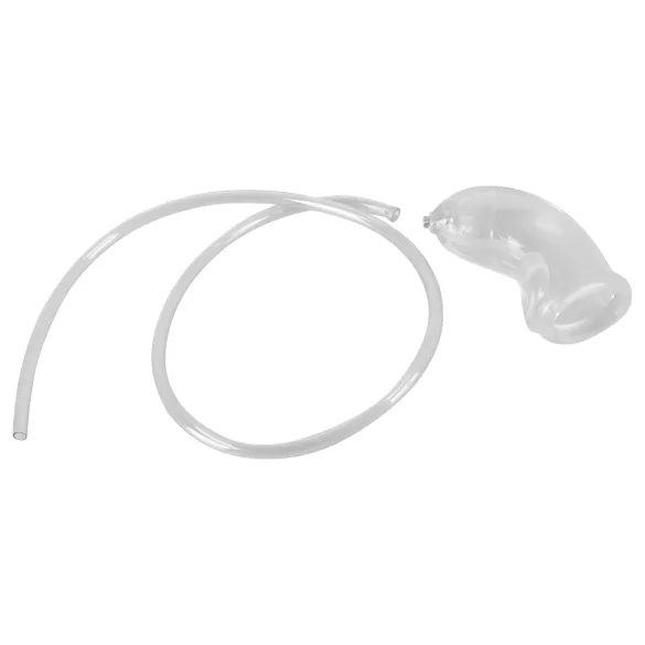 You2Toys - gode urétral pénis avec tube évacuation - transparent