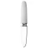 Liaison Straight - vibromasseur LED rechargeable (transparent-blanc)