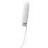 Liaison Straight - vibromasseur LED rechargeable (transparent-blanc)