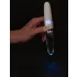 Liaison Straight - vibromasseur LED rechargeable (transparent-blanc)