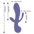 AWAQ.U 1 - vibromasseur rechargeable à 3 branches (violet)