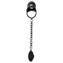Black Velvets - cage pénis silicone avec plug anal - noir
