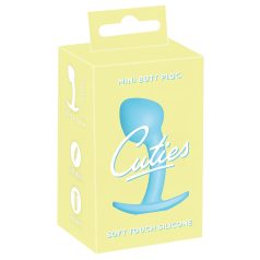 Cuties - mini plug anal - silicone - bleu 2,6 cm