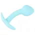 Cuties - mini plug anal - silicone - bleu 2,6 cm