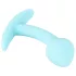 Cuties - mini plug anal - silicone - bleu 2,6 cm