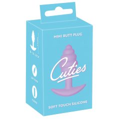 Cuties - plug anal mini - silicone - violet 2,8 cm