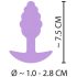Cuties - plug anal mini - silicone - violet 2,8 cm