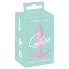 Cuties - plug anal mini - silicone - rose - 2,1 cm