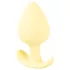 Cuties - plug anal mini - silicone - jaune 3,1 cm
