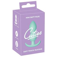 Cuties - plug anal mini - silicone - menthe 2,3 cm